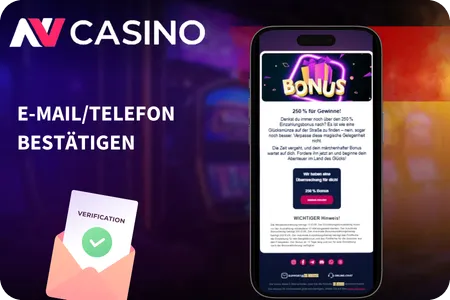 NV casino E-Mail bestätigen