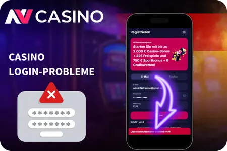 NV Casino Login Probleme
